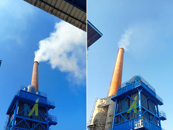 云南糖厂生物质锅炉湿式电除尘器运行案例3
